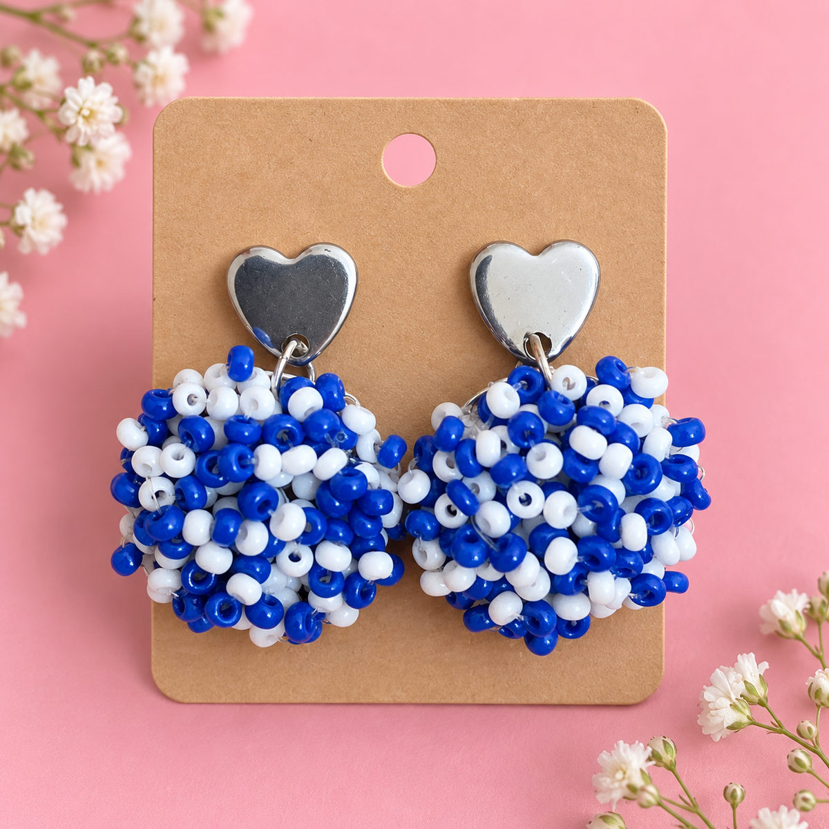 Pompom Topper Earrings
